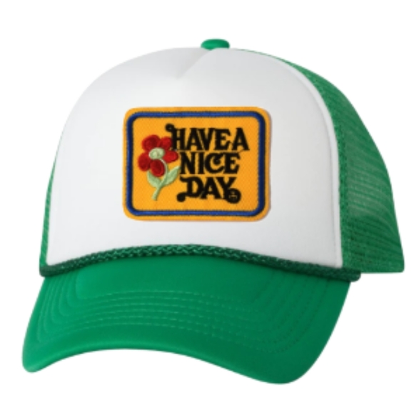 New Era A Frame Summer Cities And Beaches Ibiza White And Green Trucker